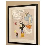 Framed Signed & Numbered Color Serigraph -