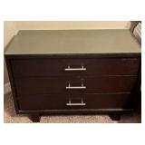 Modern Contemporary Style 3 Drawer Nightstand