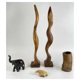 Hand Carved Wood Sculptures & More