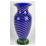 Chatham Glass Company Art Glass Vase - Dated