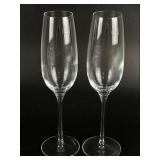 Tiffany & Co. Crystal Champagne Flutes