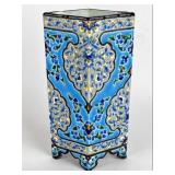 Jules Vieillard & Cie Bordeaux Gaience Enamel Vase