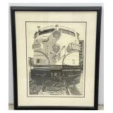 Framed Texas Limited Lithograph - Signed, Dated &