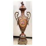 5.5 FT Vintage French Style Amphora Floor Urn