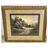 Gilt Framed Thomas Kinkade Print