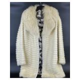 Vintage Fur Jacket w/ Plush Fur Collar