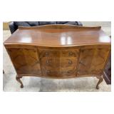 Beithcraft Queen Anne Style Serpentine Sideboard