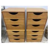 Levenger Sugar Maple Wooden Stacking Cubes