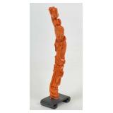 Carved Coral Figurine
