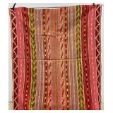 Hand Made Flat Woven Vintage Kilim Blanket