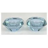 Alexandrite Glass Ashtrays