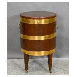 Georgian style mahogany, brass & copper cellarette Georgian style mahogany, brass & copper cellarette