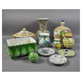 Group of Italian pottery wares Group of Italian pottery wares