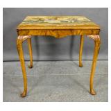 Queen Anne style walnut game table Queen Anne style walnut game table