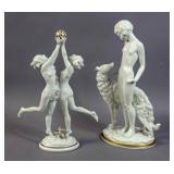 2 Hutschenreuther porcelain figural groups 2 Hutschenreuther porcelain figural groups