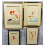 4 Goldfish works on paper 4 Goldfish works on paper
