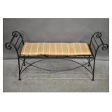 Georgian style iron bench Georgian style iron bench