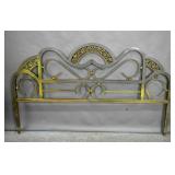 Art Deco style brass headboard Art Deco style brass headboard