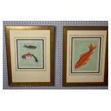 Pair of fish prints Pair of fish prints