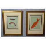 Pair of fish prints