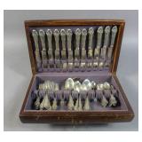 Unger Brothers sterling silver flatware set