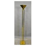 Mid Century Modern style gilt-metal floor lamp