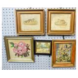 4 Framed textiles;