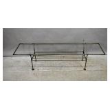 Wrought iron low table base