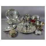 Group of silver plated articles