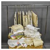 Box lot of linens Box lot of linens