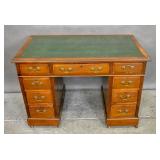 Victorian mahogany double pedestal desk Victorian mahogany double pedestal desk
