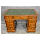 Victorian mahogany double pedestal desk