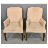 Pair of Contemporary upholstered armchairs Pair of Contemporary upholstered armchairs