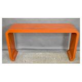 Karl Springer style lacquer console