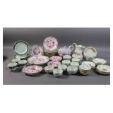 Mixed grouping of Meissen porcelain tea wares