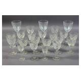 Group of signed Kosta Boda crystal stemware