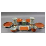 Partial set of Royal Copenhagen cracklewares Partial set of Royal Copenhagen cracklewares