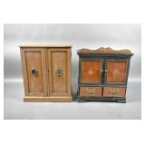 2 Diminutive cabinets