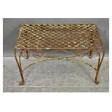 Wrought iron bench Wrought iron bench