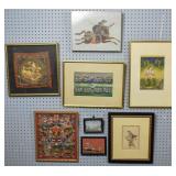 Group of 8 South East Asian works of art Group of 8 South East Asian works of art