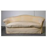 White upholstered sofa White upholstered sofa