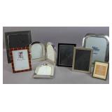 Group of 7 silver plated & other picture frames