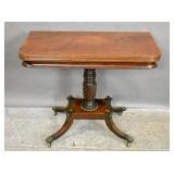 Regency mahogany card table Regency mahogany card table