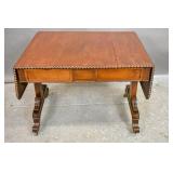 William IV mahogany drop-leaf sofa table William IV mahogany drop-leaf sofa table