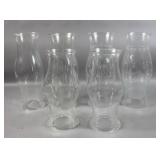 3 pairs of glass hurricane shades 3 pairs of glass hurricane shades