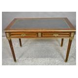 Louis Philippe style mahogany and leather top desk Louis Philippe style mahogany and leather top desk