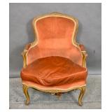 Louis XV style beechwood bergere