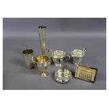 Group of sterling silver table wares Group of sterling silver table wares