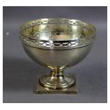 Sterling silver footed bowl