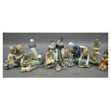 12 Royal Copenhagen figurines